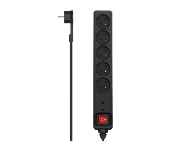 HAMA Listwa antyprzepięciowa 5GN, 1,4M - 1416398 - zdjęcie